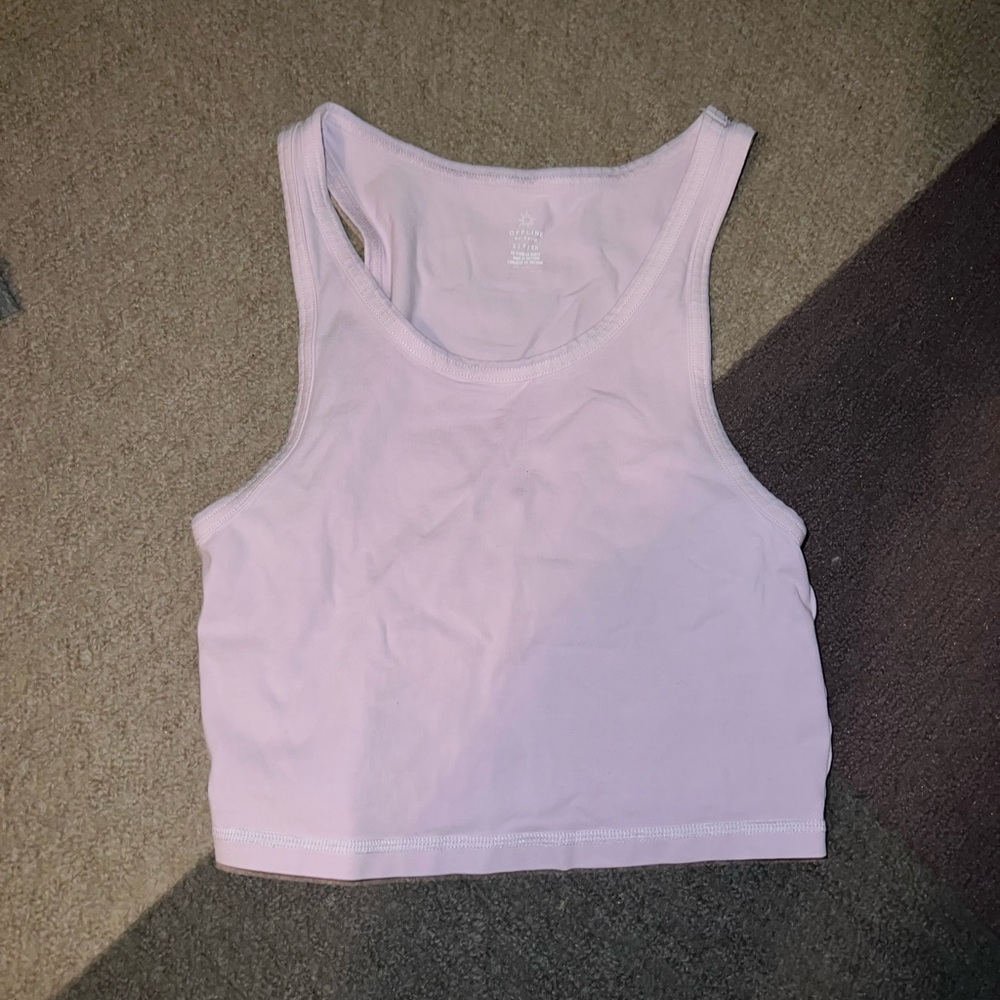 Purple crop top